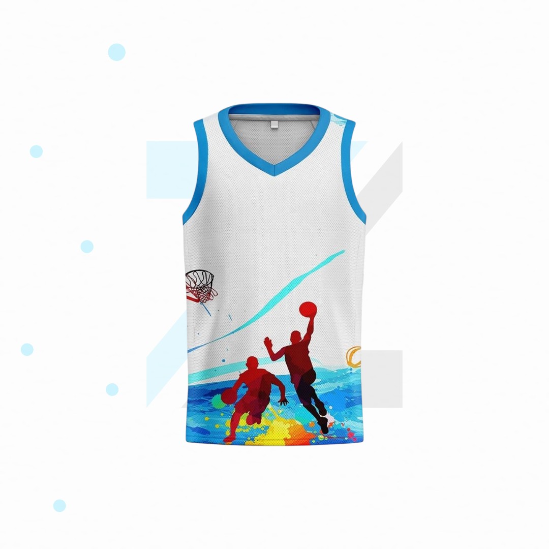 Elite Basketball Gamewear Set | Pro Court Jersey & Shorts | Lightweight Performance Fabric angle 3